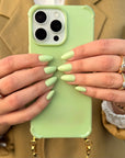 FREAKY NAILS GELNAGELS PRESS-ON MATCHA SOFT GREEN ♥
