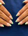 FREAKY NAILS GELNAGELS PRESS-ON MATCHA SWIRL ♥
