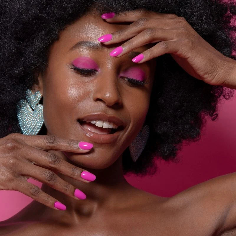 FREAKY NAILS GELNAGELS PRESS-ON POWER PUNCH HOT PINK ♥