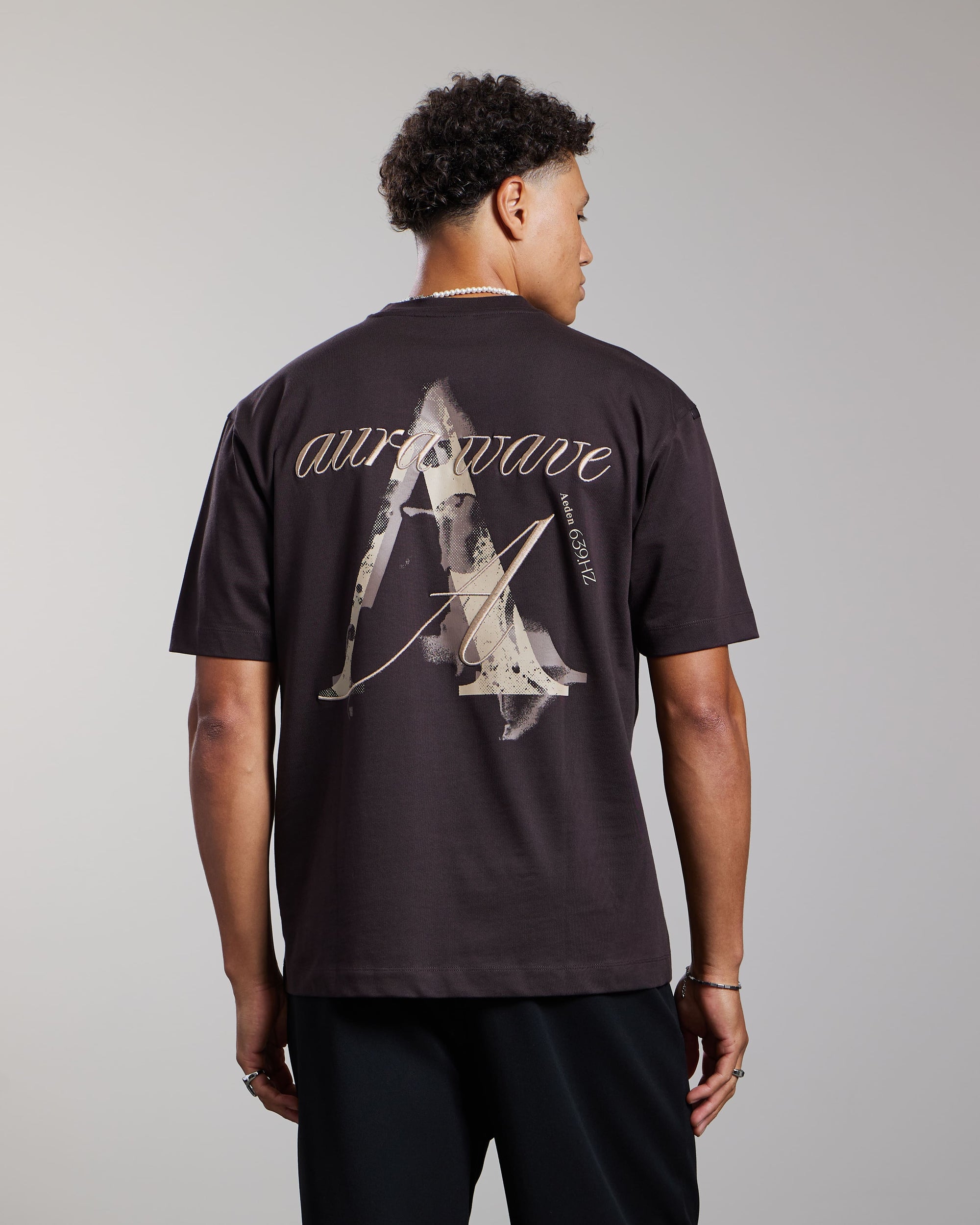 AEDEN T-SHIRT MONAS TEE GANACHE