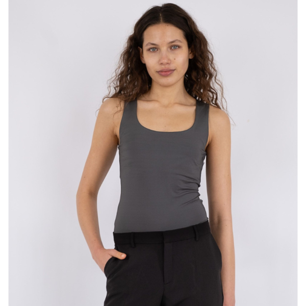 NEO NOIR TOP SOPHIA JERSEY ANTRACIT