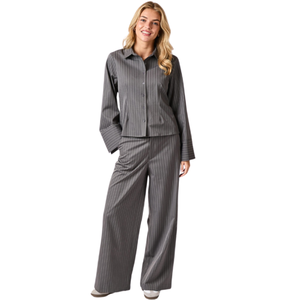 NEO NOIR PANTS WIWI PINSTRIPE GREY