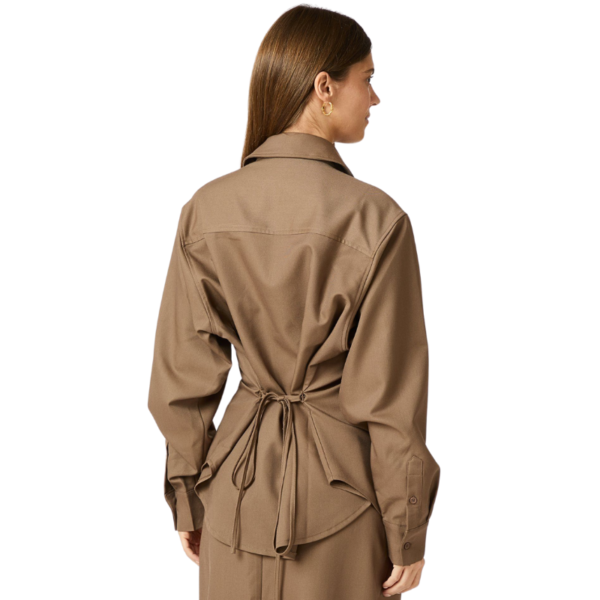 NEO NOIR BLOUSE WALDIS SOLID TAUPE