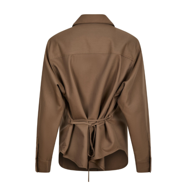NEO NOIR BLOUSE WALDIS SOLID TAUPE