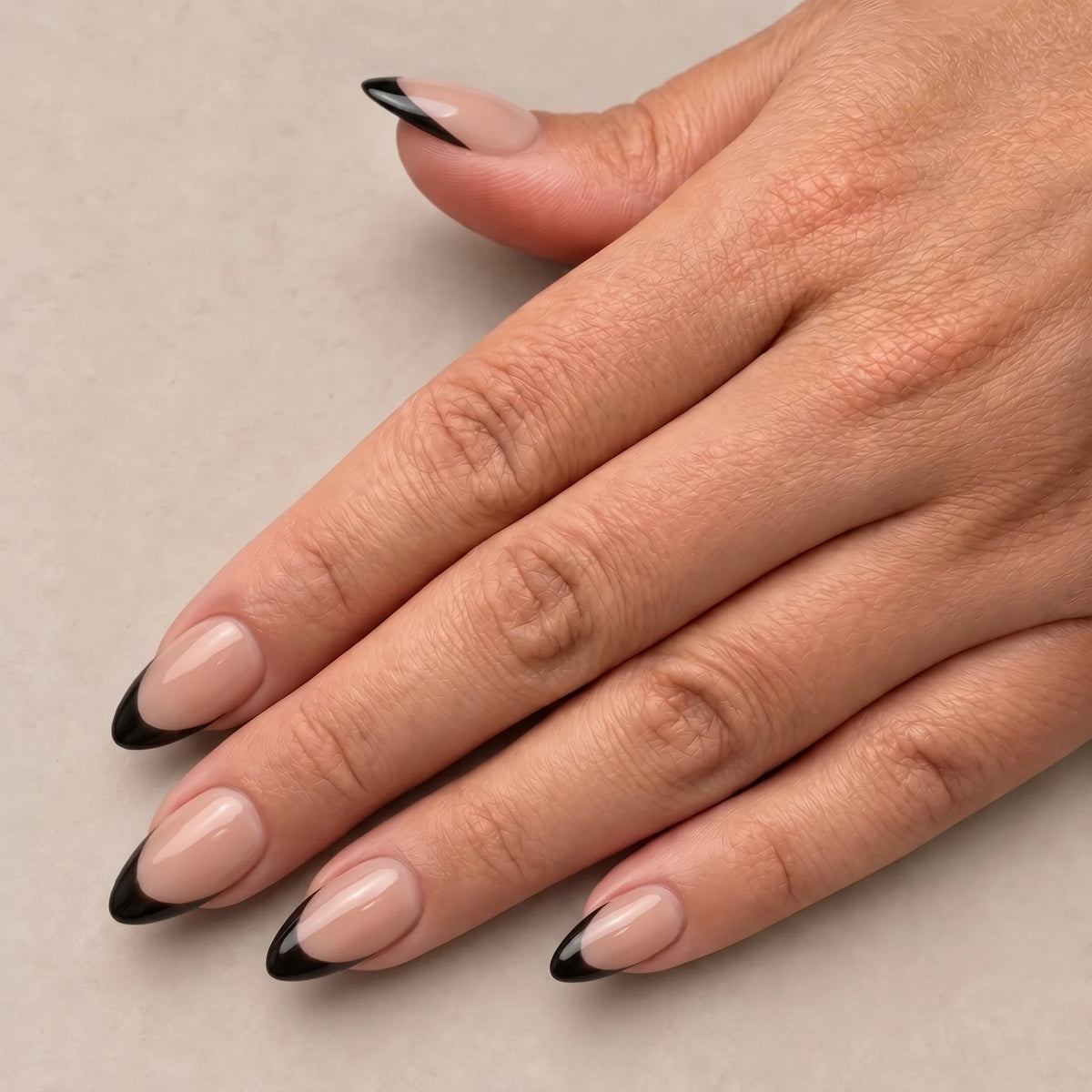 FREAKY NAILS GELNAGELS PRESS-ON BLACK TIE ♥