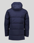 PAUL & SHARK JAS TYPHOON RE-4X4 STRETCH LONG QUILTED JACKET DARK BLUE