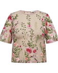A-VIEW BLOUSE FUCHSIA ROSE/RED