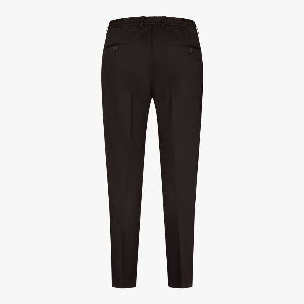 CAVALLARO PANTS ZERADINO REGULAR FIT DARK BROWN