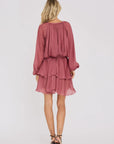 A-VIEW JURK OVENA DRESS OLD ROSE