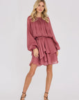 A-VIEW JURK OVENA DRESS OLD ROSE