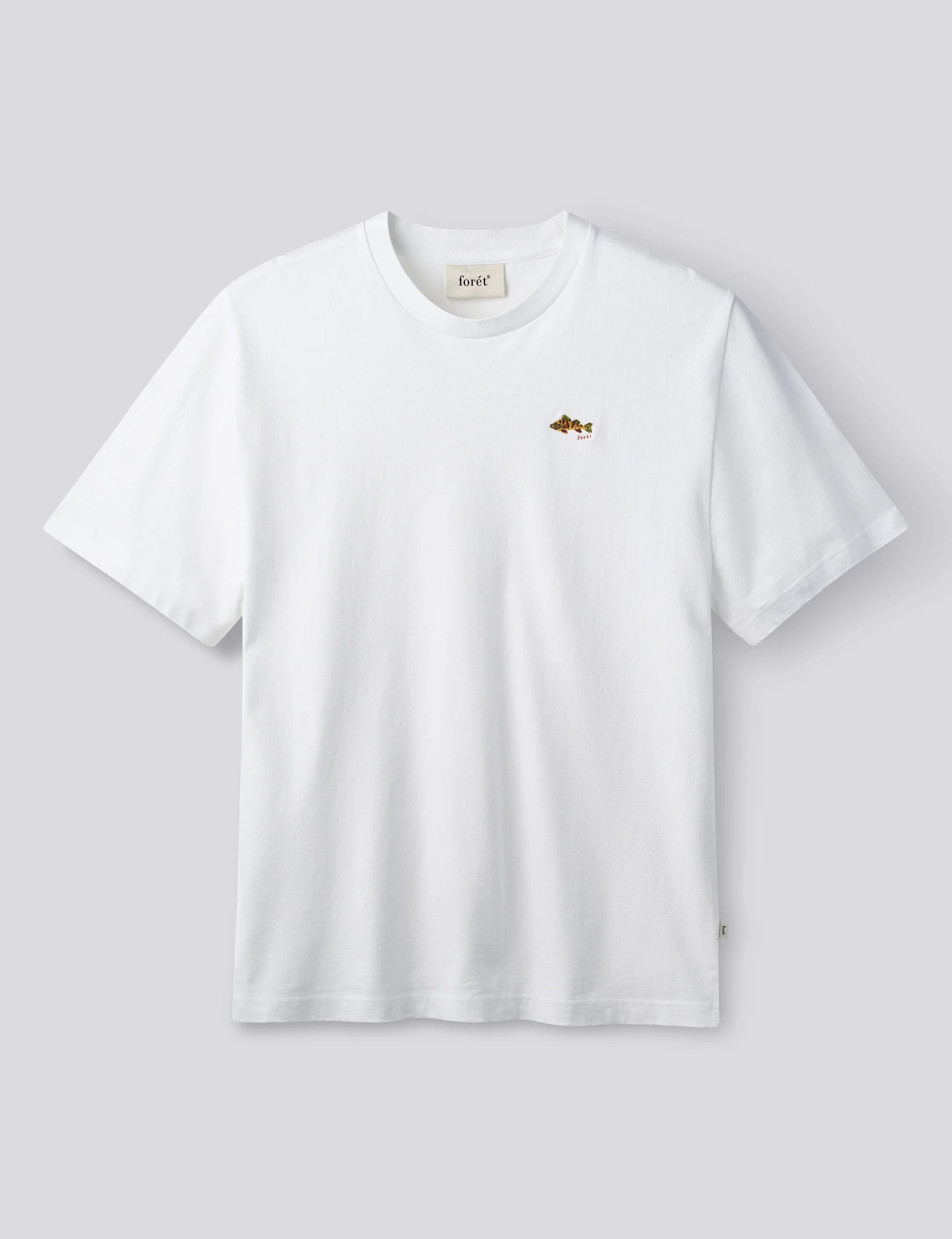 FORÉT T-SHIRT PERCH WHITE