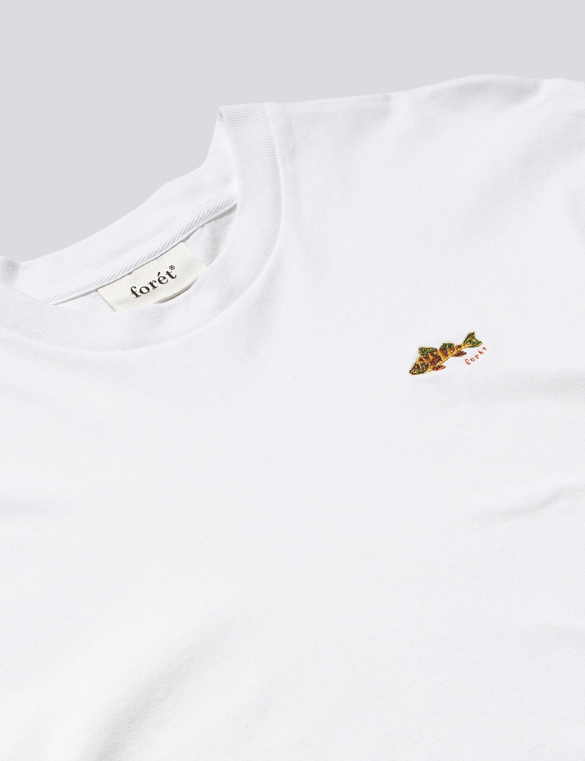 FORÉT T-SHIRT PERCH WHITE