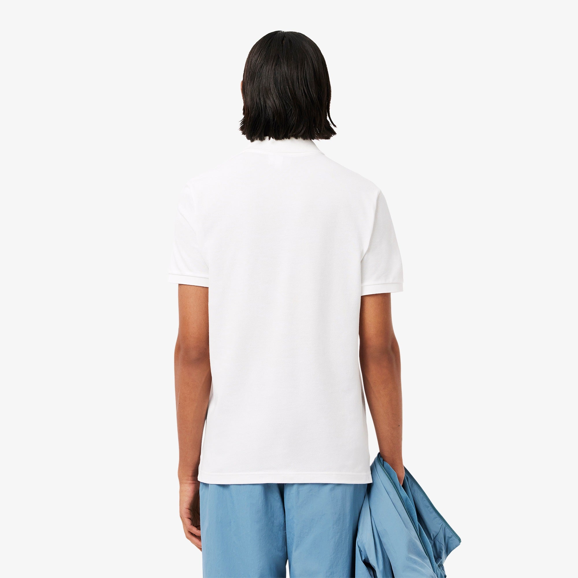 LACOSTE MEN POLO L.12.12 PIQUE WHITE