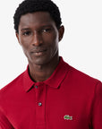 LACOSTE MEN POLO L.12.12 PIQUE BORDEAUX