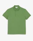 LACOSTE MEN POLO PARIS REGULAR FIT STRETCH PIQUE GREEN