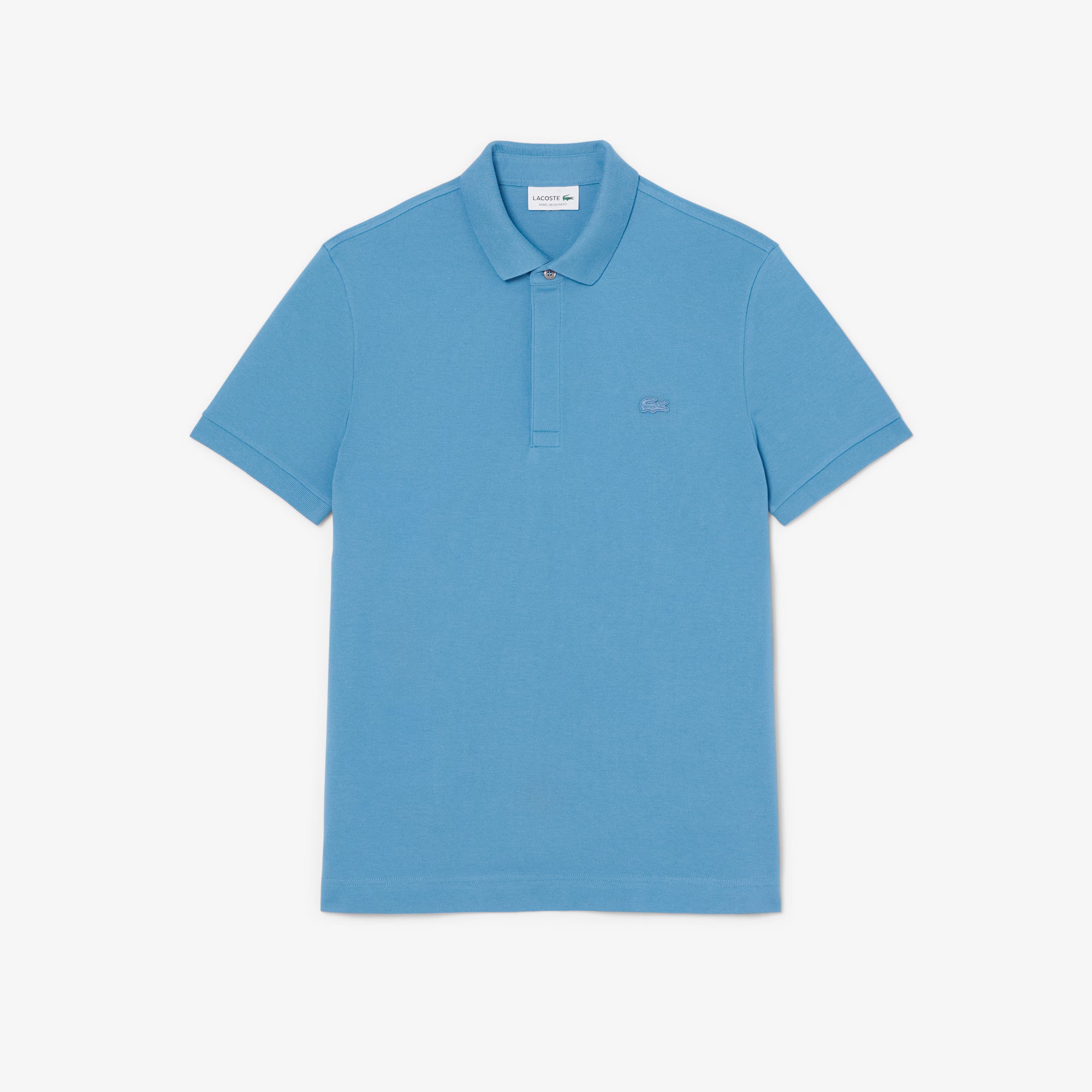 LACOSTE MEN POLO PARIS REGULAR FIT STRETCH PIQUE ABYSS BLUE