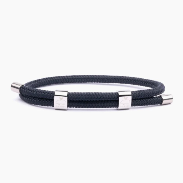 PIG &amp; HEN ARMBAND LITTLE LEWIS DBL NAVY SILVER