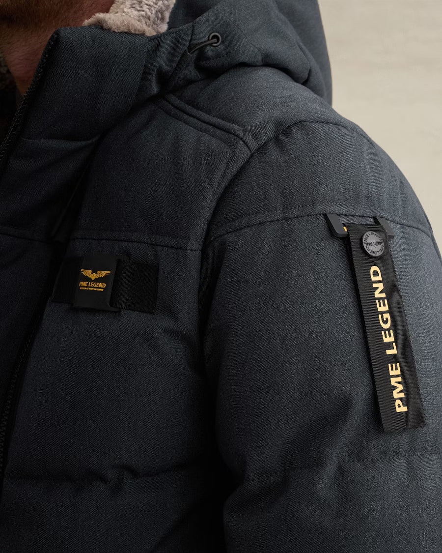 PME LEGEND JAS YETCRAFT SEMI LONG JACKET MELANGE TWILL SALUTE