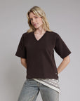 PINK NOIR T-SHIRT AERIS GANACHE