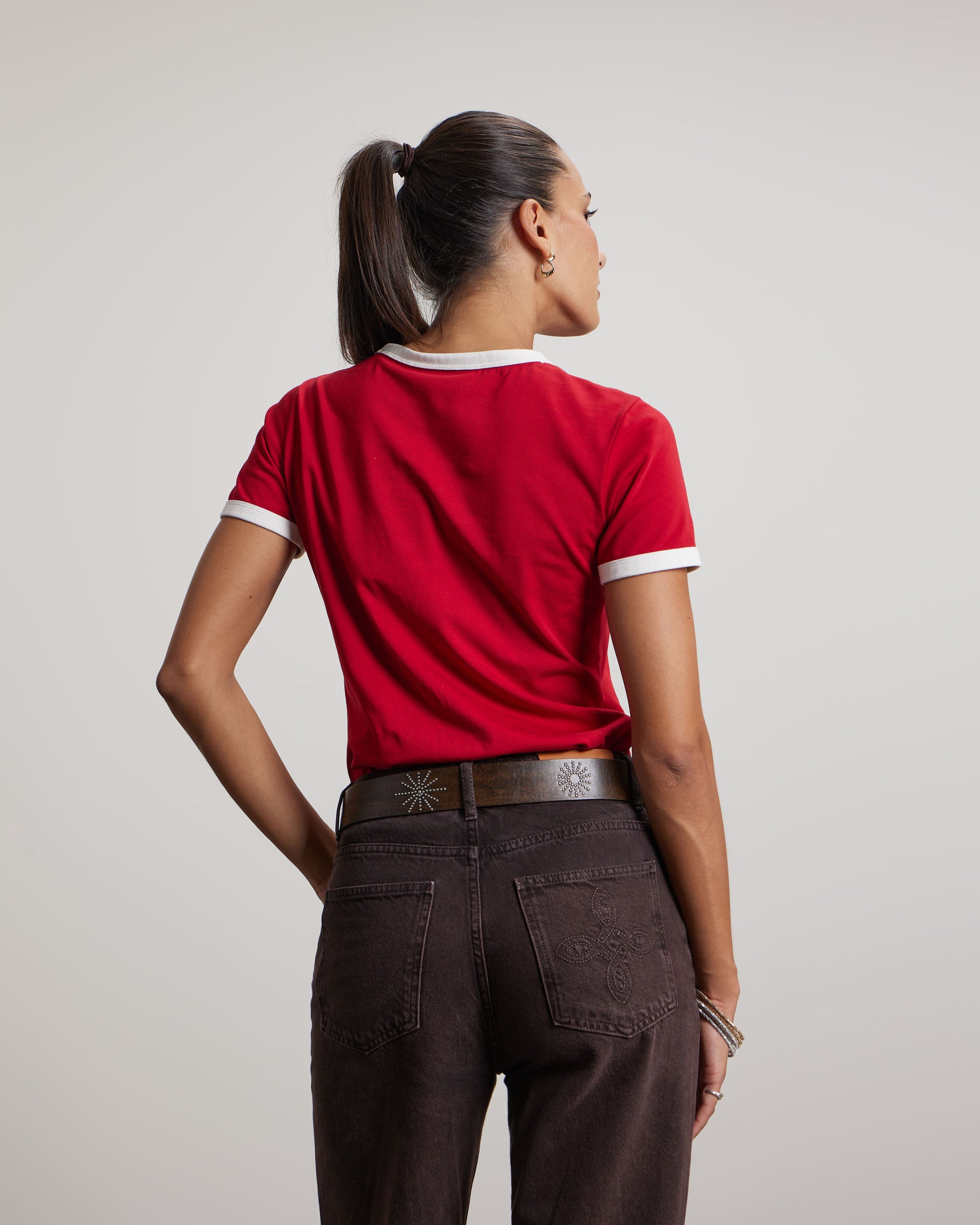 PINK NOIR T-SHIRT MAELEY SAVVY RED