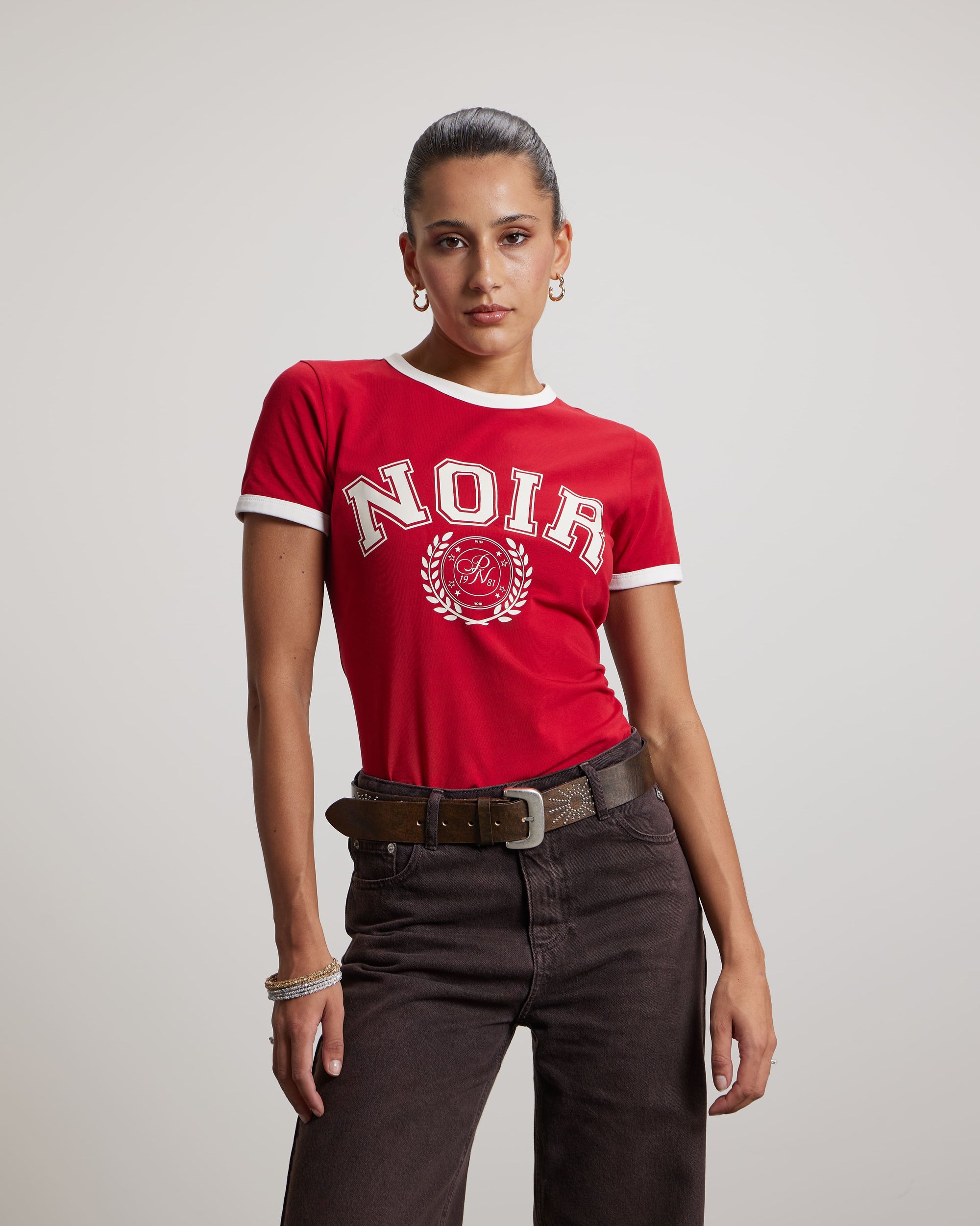 PINK NOIR T-SHIRT MAELEY SAVVY RED