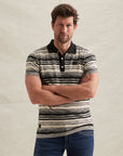 PME LEGEND POLO COTTON SLUB STRIPE SALUTE