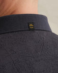 PME LEGEND POLO JACQUARD JERSEY GRAPHITE
