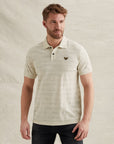 PME LEGEND POLO INJECTED POPCORN PIQUE BONE WHITE