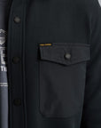 PME LEGEND OVERSHIRT WAFFLE JERSEY CARBON