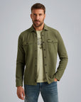 PME LEGEND OVERSHIRT WAFFLE JERSEY FOUR LEAF CLOVER