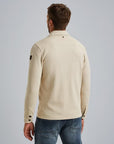 PME LEGEND OVERSHIRT WAFFLE JERSEY BONE WHITE