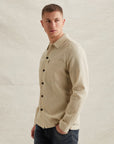PME LEGEND OVERSHIRT JACKET DOBBY STRUCTURE BONE WHITE