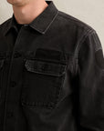 PME LEGEND OVERSHIRT BEDFORD GARMENT DYE STRUCTURED OBSIDIAN