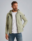 PME LEGEND VEST HYBRID JACKET ZIP TERRY NYLON MIX DESERT SAGE