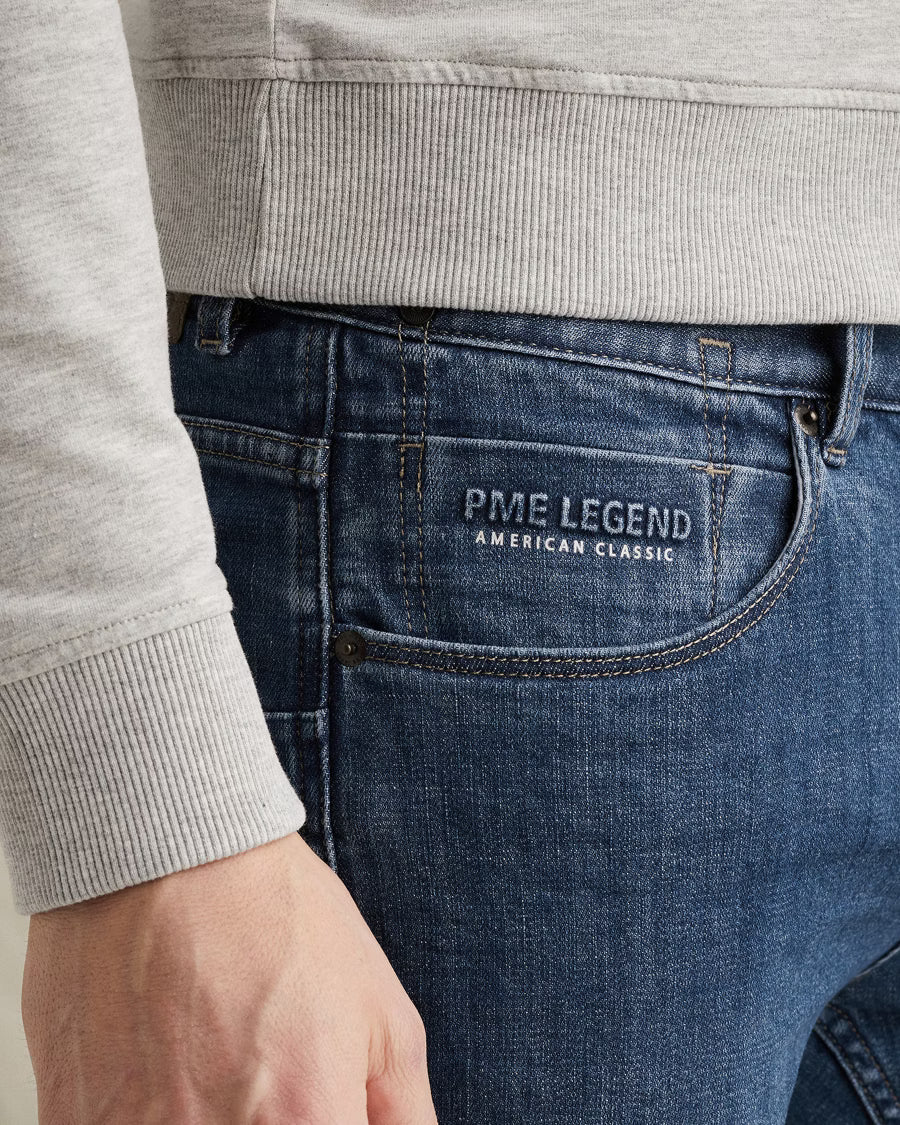 PME LEGEND JEANS NIGHTFLIGHT BLUE MID CLEAN