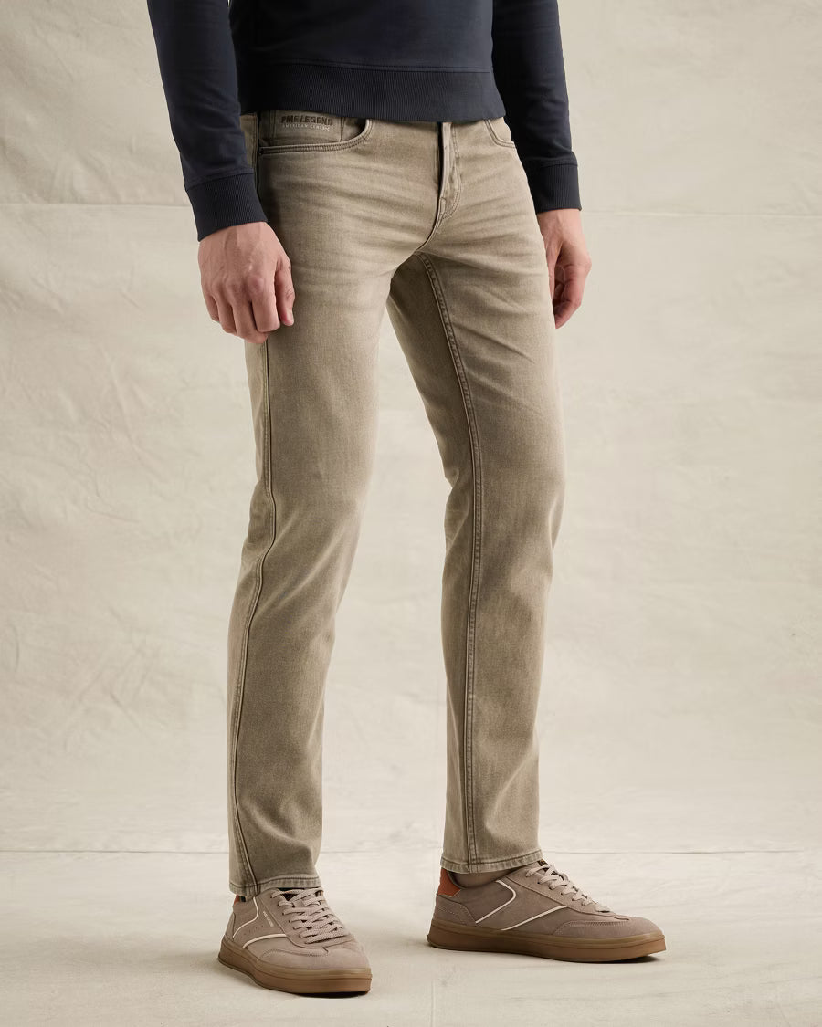 PME LEGEND CHINO NIGHTFLIGHT WASHED SWEAT-PANTS DENIM LOOK ELMWOOD