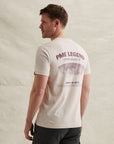 PME LEGEND T-SHIRT JERSEY BACK GRAPHIC BONE WHITE