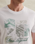 PME LEGEND T-SHIRT JERSEY WITH ARTWORK BRIGHT WHITE