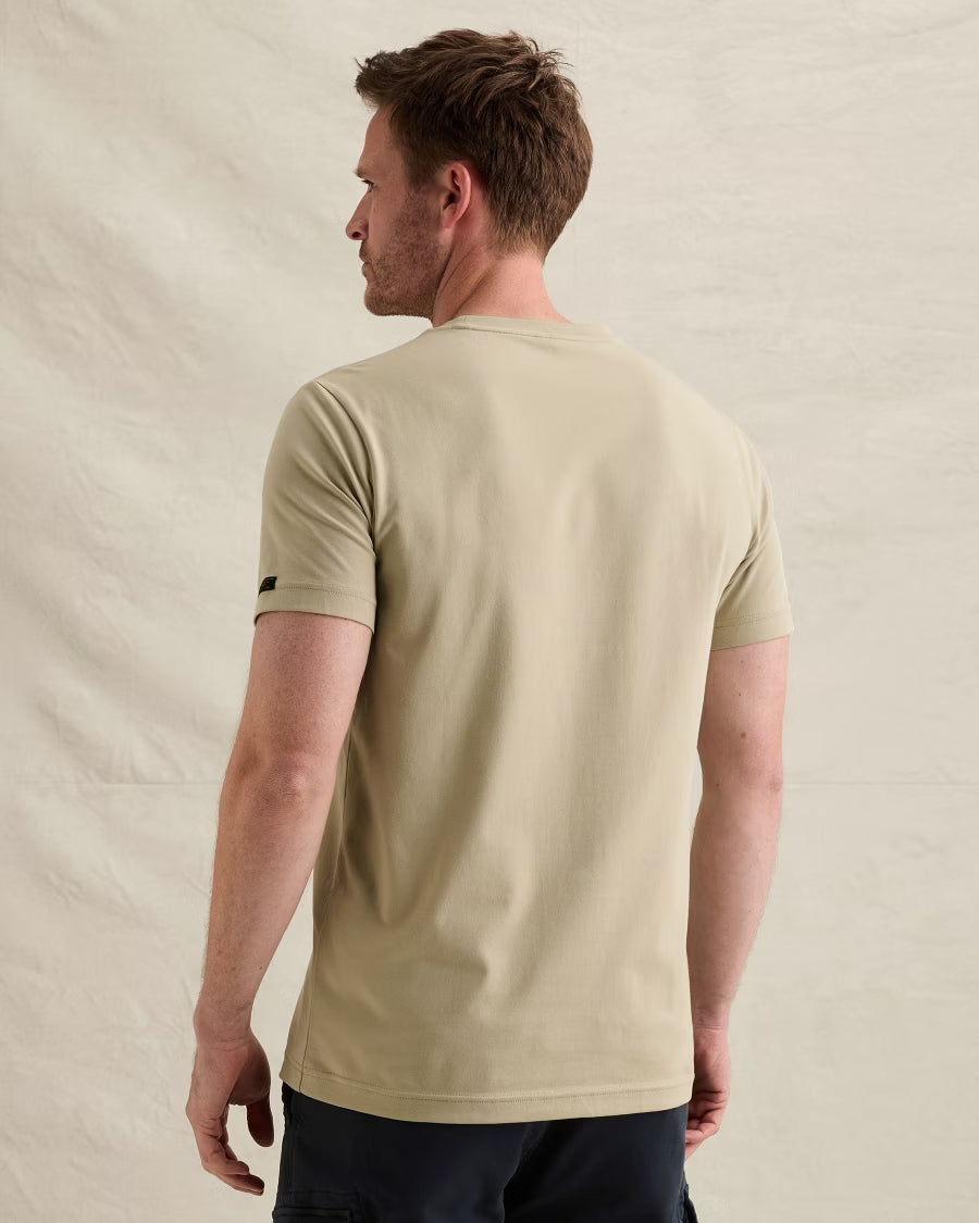 PME LEGEND T-SHIRT COTTON ELASTAN ABBEY STONE