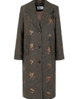 COSTER COPENHAGEN JAS SEQUINS COAT ROSE/OLIVE