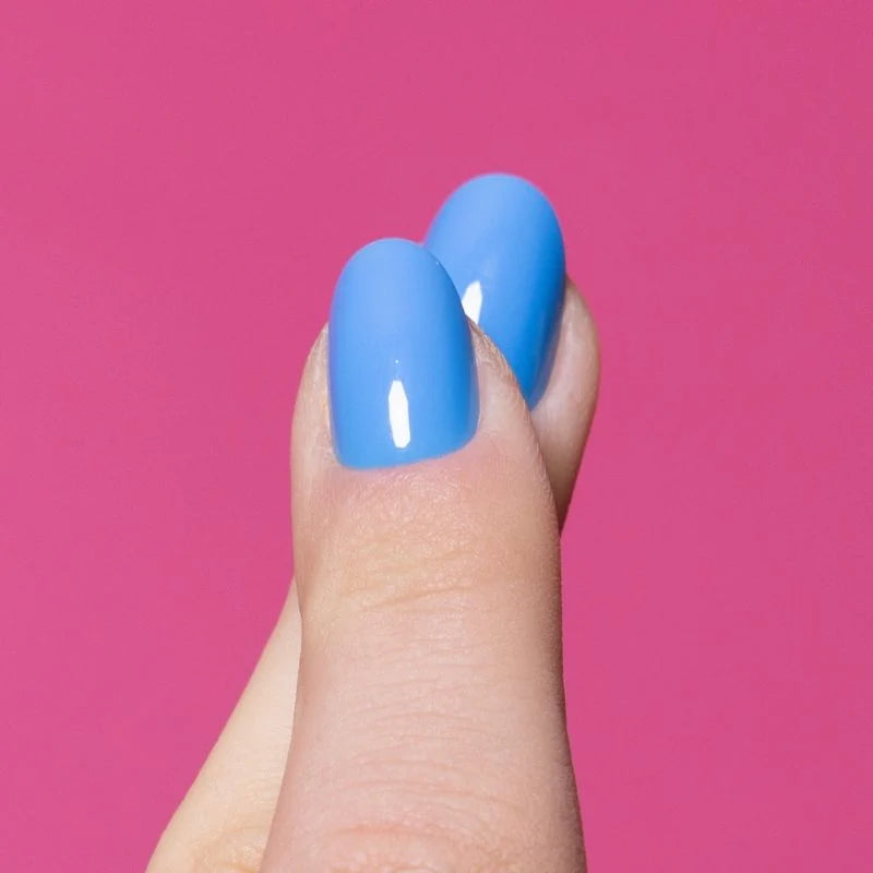 FREAKY NAILS GELNAGELS PRESS-ON POOL PARTY OVAL LIGHT BLUE ♥