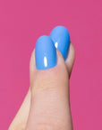 FREAKY NAILS GELNAGELS PRESS-ON POOL PARTY OVAL LIGHT BLUE ♥
