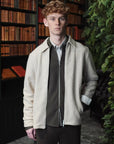 CISZERE OVERSHIRT FRED BOUCLE MOONLIGHT BEIGE