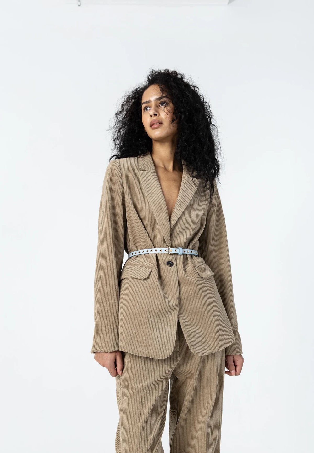 COSTER COPENHAGEN BLAZER CORDUROY MOON ROCK