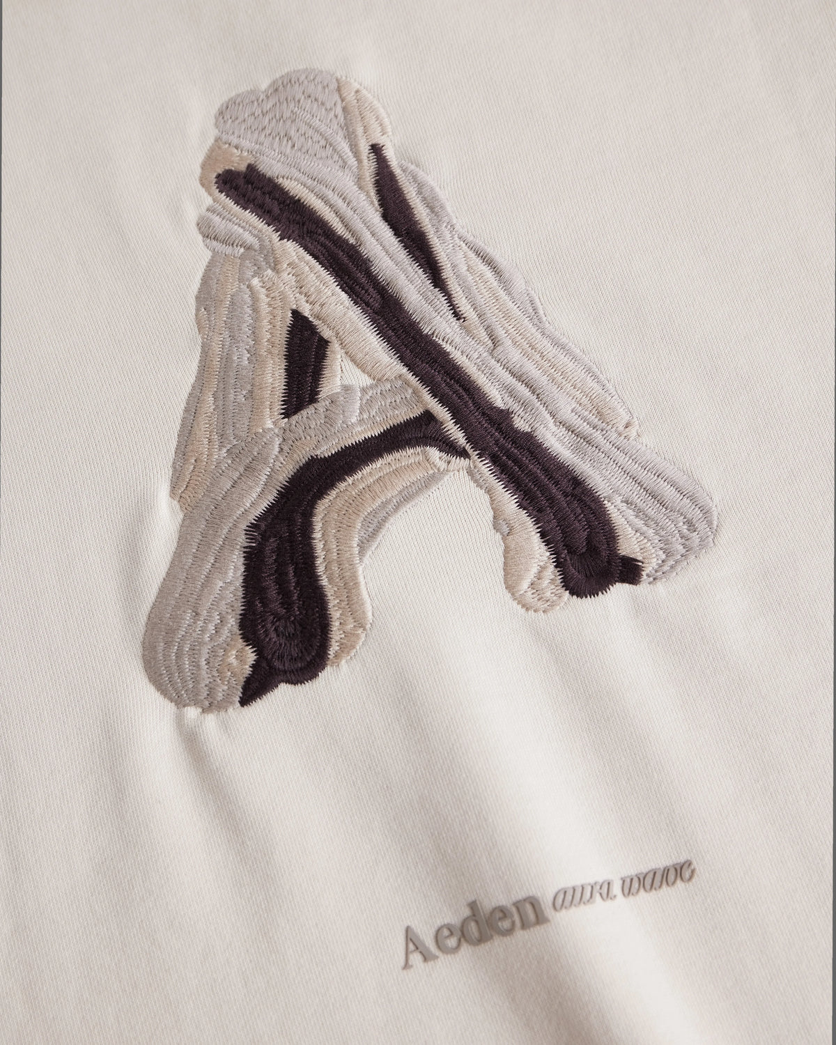 AEDEN SWEATER RUNEY WHITE CAP GREY