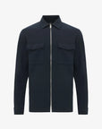 GENTI OVERSHIRT OAKS VISCOSE STRETCH DARKBLUE