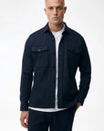 GENTI OVERSHIRT MIDTOWN DARKBLUE