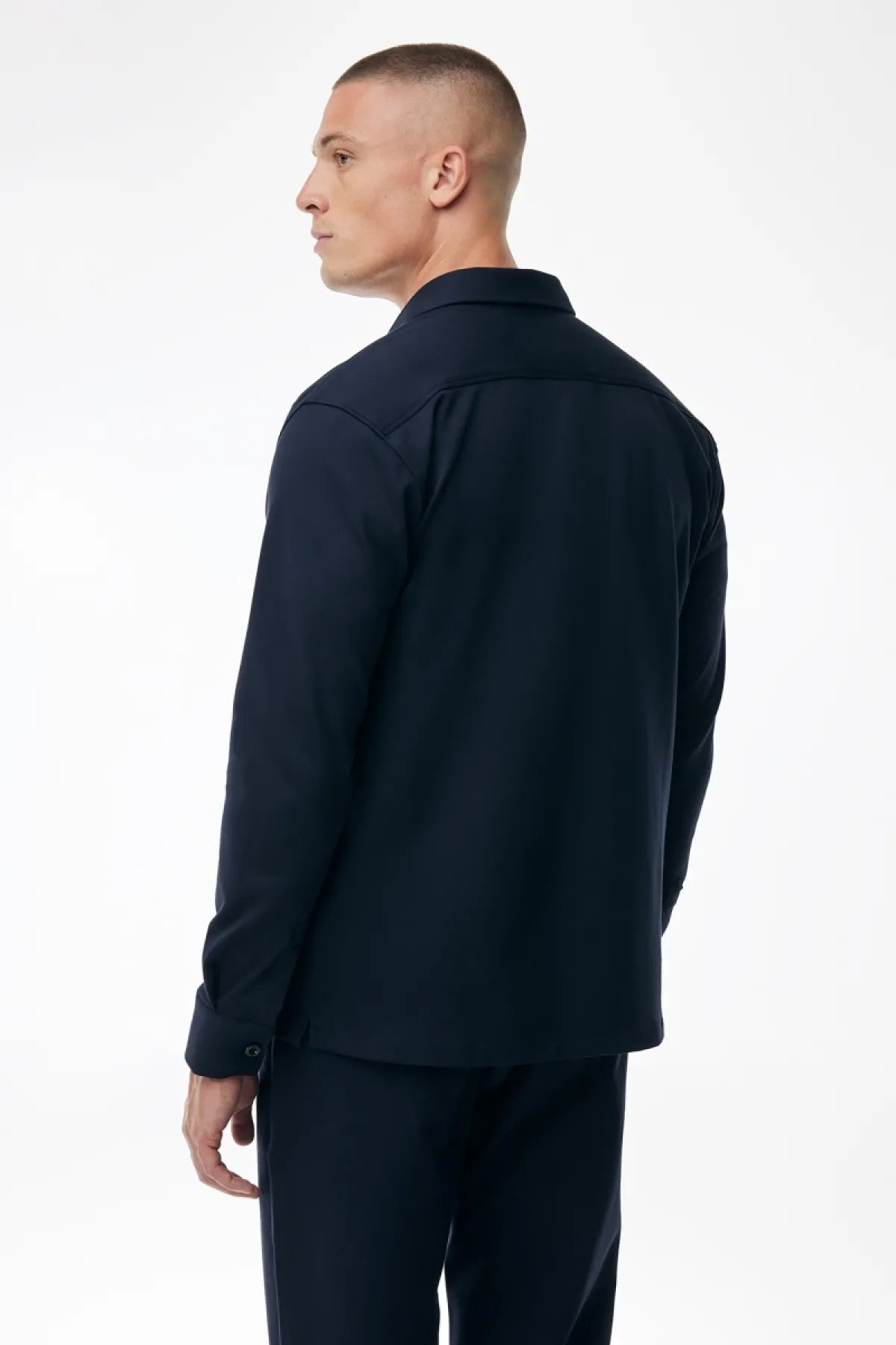 GENTI OVERSHIRT MIDTOWN DARKBLUE