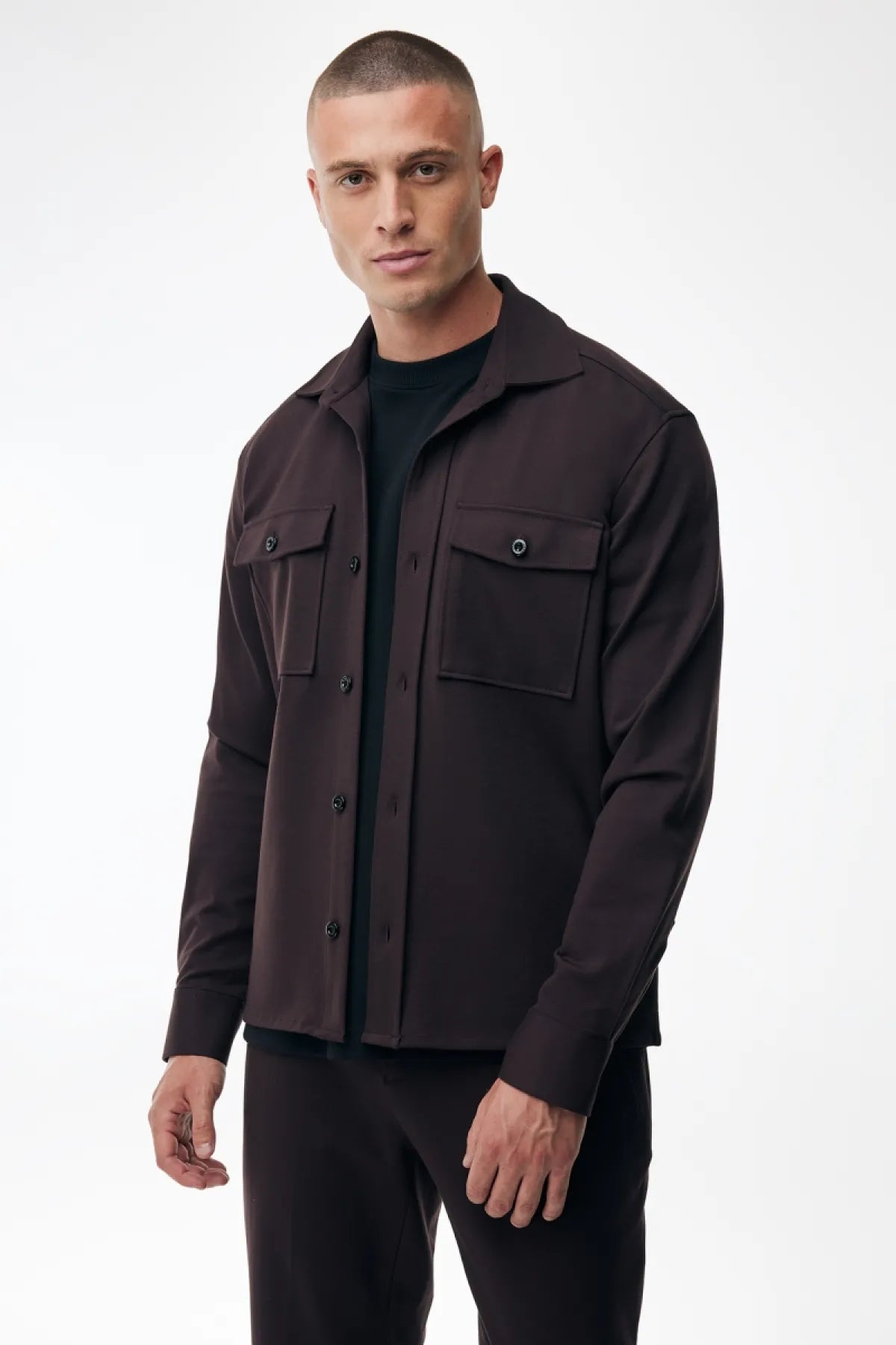 GENTI OVERSHIRT MIDTOWN BORDEAUX