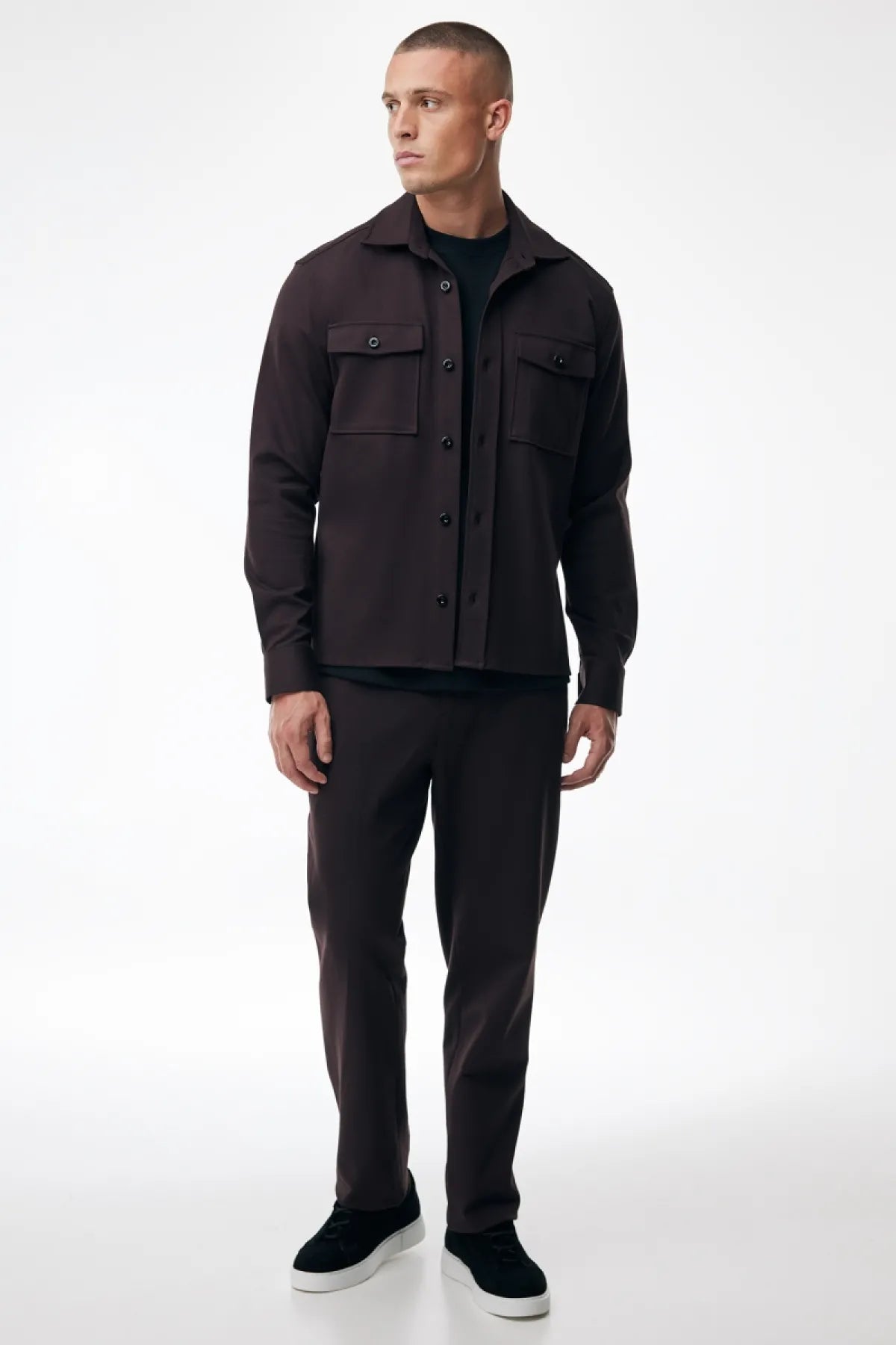 GENTI OVERSHIRT MIDTOWN BORDEAUX